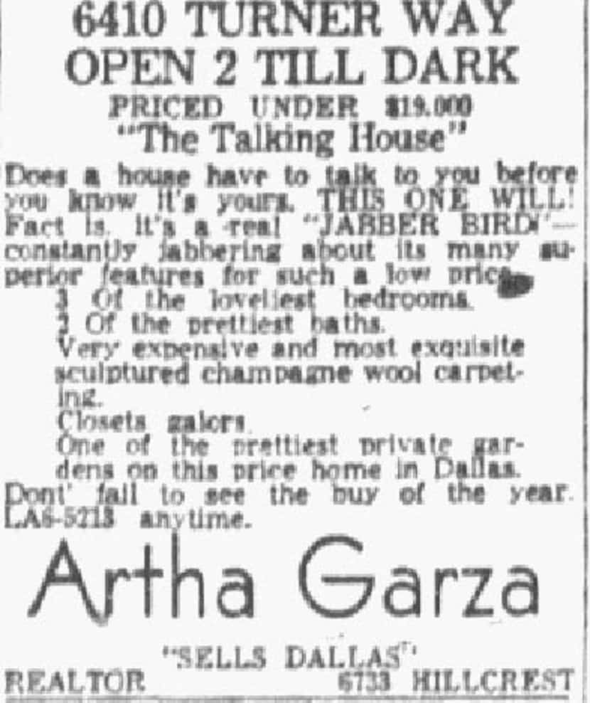 Advertisement published on Jan. 20, 1957.