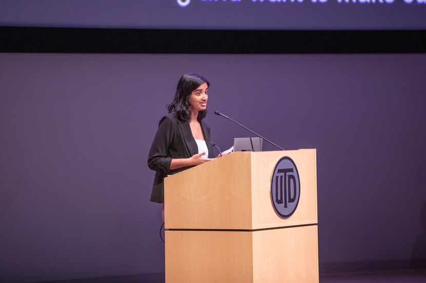 Adithi Ramakrishnan, science reporter at The Dallas Morning News, moderated a panel about...