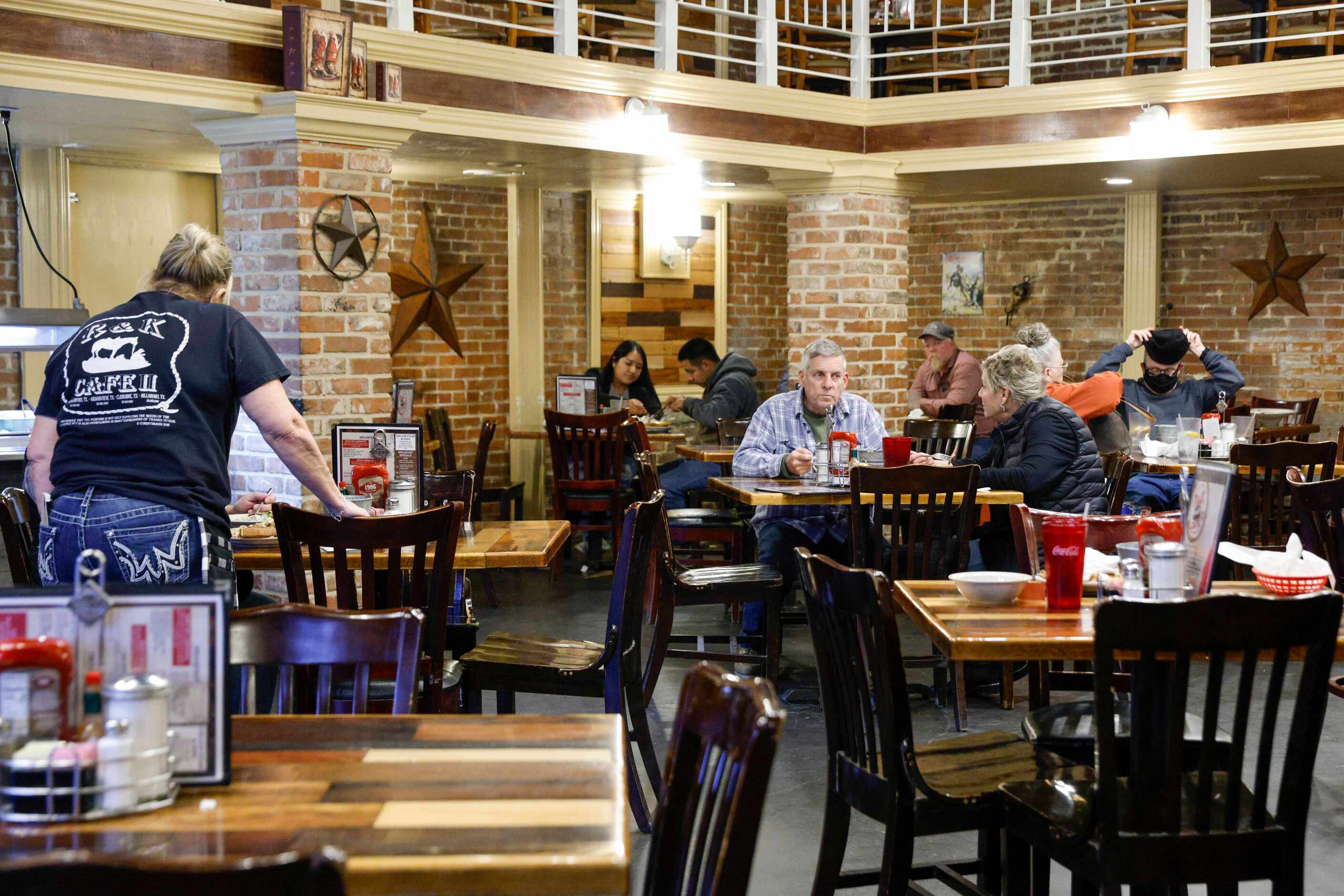 People dine at R&K Cafe II, Tuesday, Jan. 23, 2024, in Hillsboro, Texas.