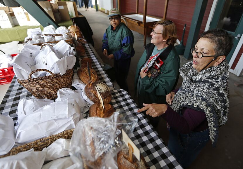 Carol Person (left) of Plano, Cindy Telisak (center) of Parker, and Gail Stryker of Plano,...