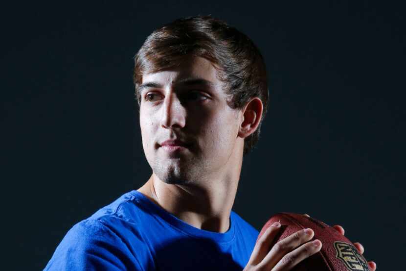 SMU recruit Tyler Page poses for a portrait Sunday, Jan. 22, 2017 in Houston. ( Michael...