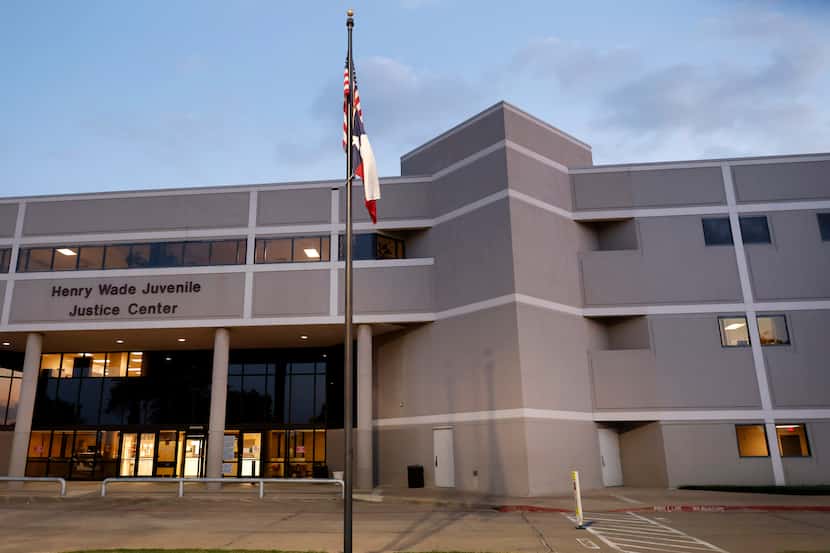 An exterior view of the Henry Wade Juvenile Justice Center in Dallas, April 18, 2023. The...