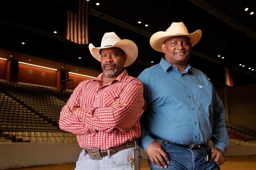 Brothers Wendell, left, and Harlan Hearn, co-producers of the Texas Black Invitational...
