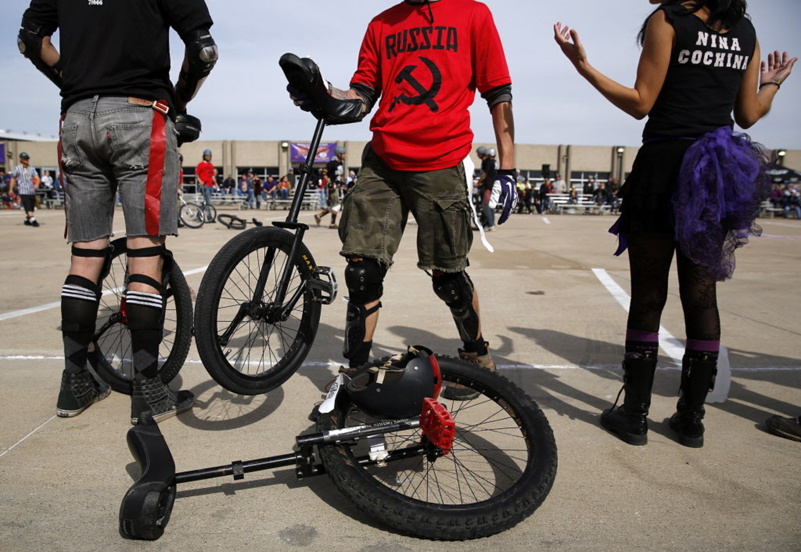 The Uni Billies played Team Russia of the Unicycle Football League in a fun football game on...