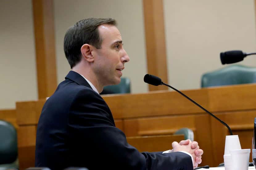 Interim Texas Secretary of State David Whitley fielded tough questions about his office's...