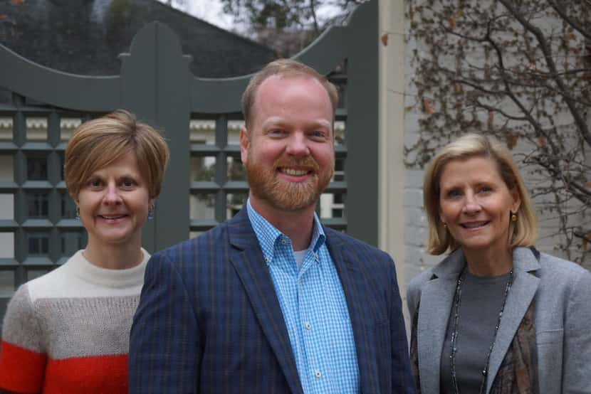 From left: Lori Feathers, Jeremy Ellis and Nancy Perot of Interabang Books