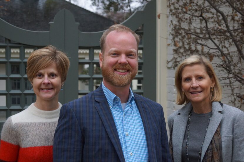 From left: Lori Feathers, Jeremy Ellis and Nancy Perot of Interabang Books