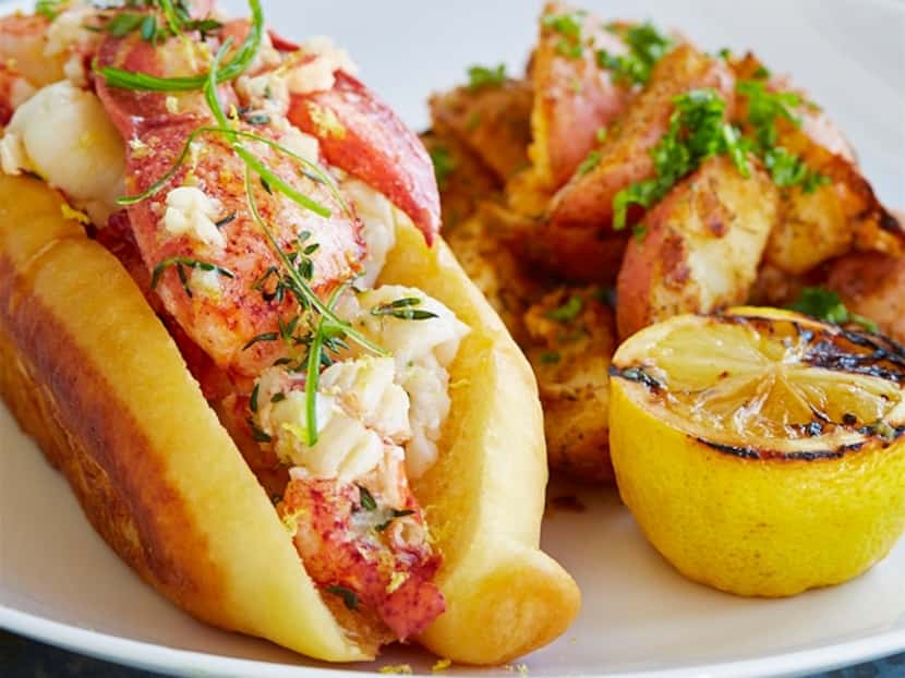 The lobster roll at TJ's Seafood Market is a buttery indulgence.
