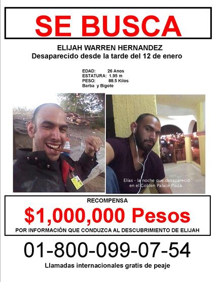 Private investigators distributed missing posters in Cabo San Lucas, Mexico, offering a...