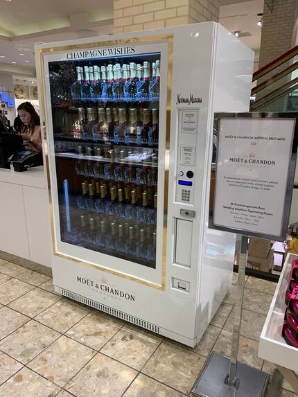 A Moet & Chandon Champagne vending machine is one of the 2019 Neiman Marcus fantasy gifts....
