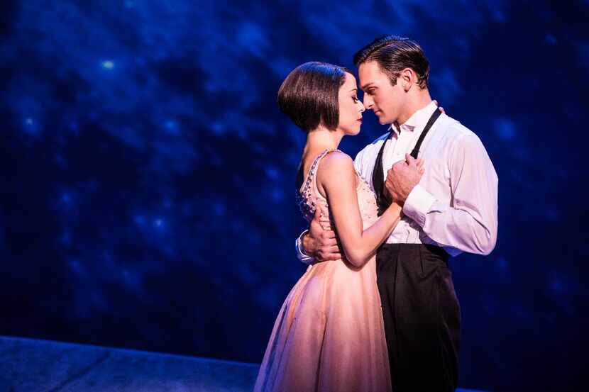 Sara Esty and Garen Scribner perform in the national tour of An American in Paris presented...