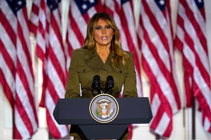 "He's not a traditional politician," first lady Melania Trump said in her convention speech...