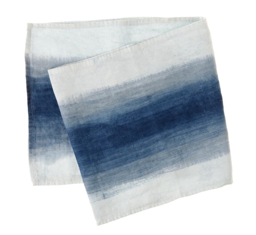 Perfect for every-night tabletop, LA artist Britt Browne designed this dip-dyed Brushstroke...