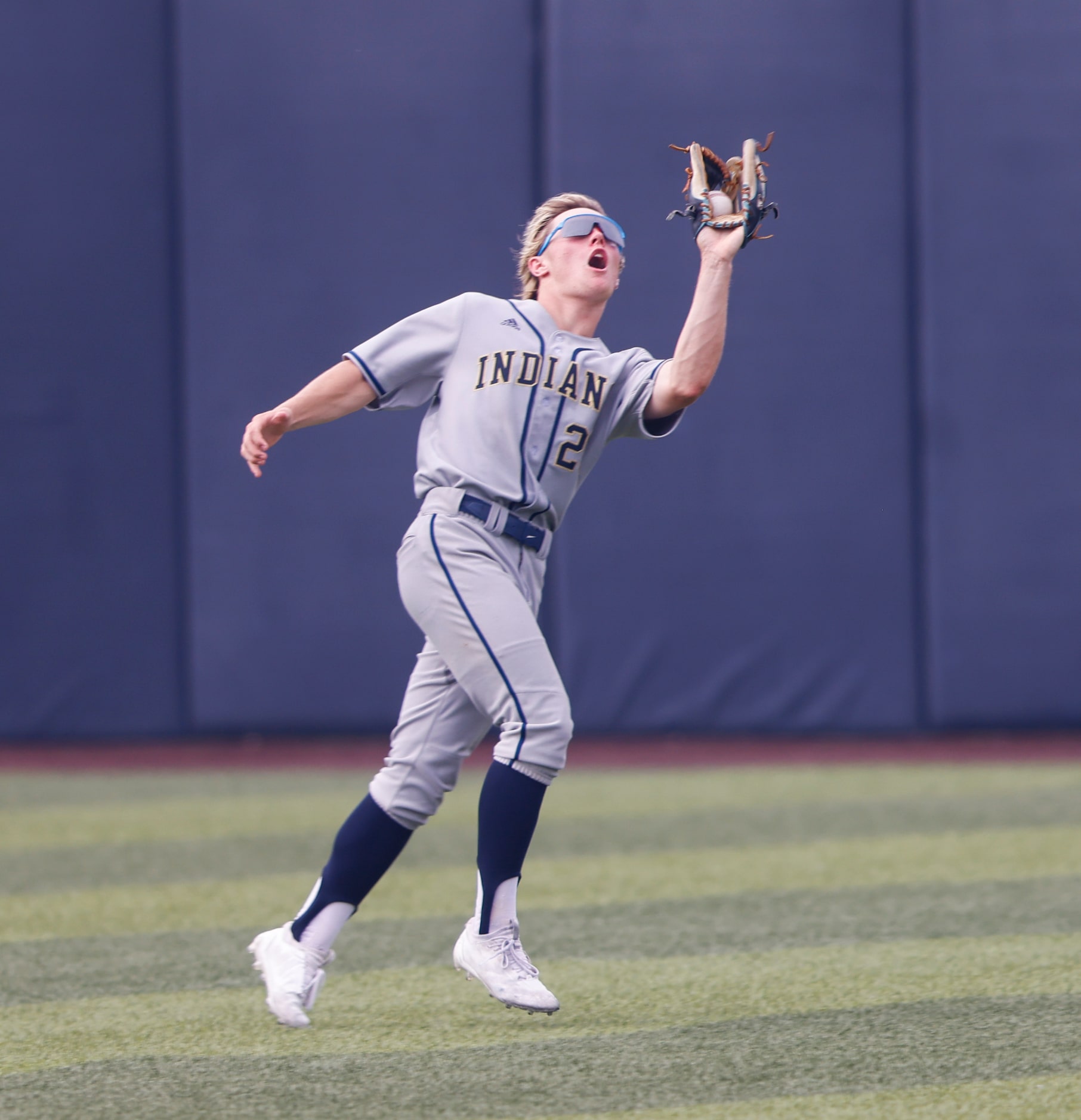 Keller’s Adam Pearson catches a ball during Game 3 of a best-of-3 Class 6A Region I...