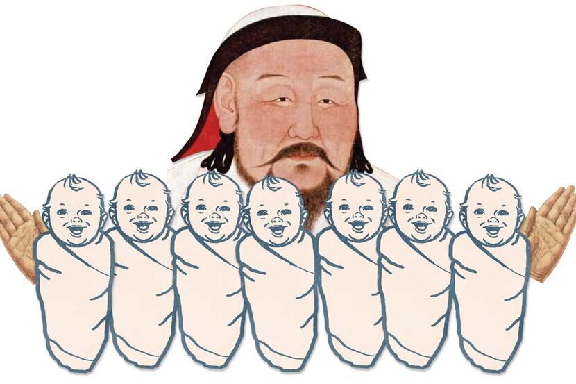 Genghis Khan was not only a mighty warrior and conqueror. He is thought to have fathered...