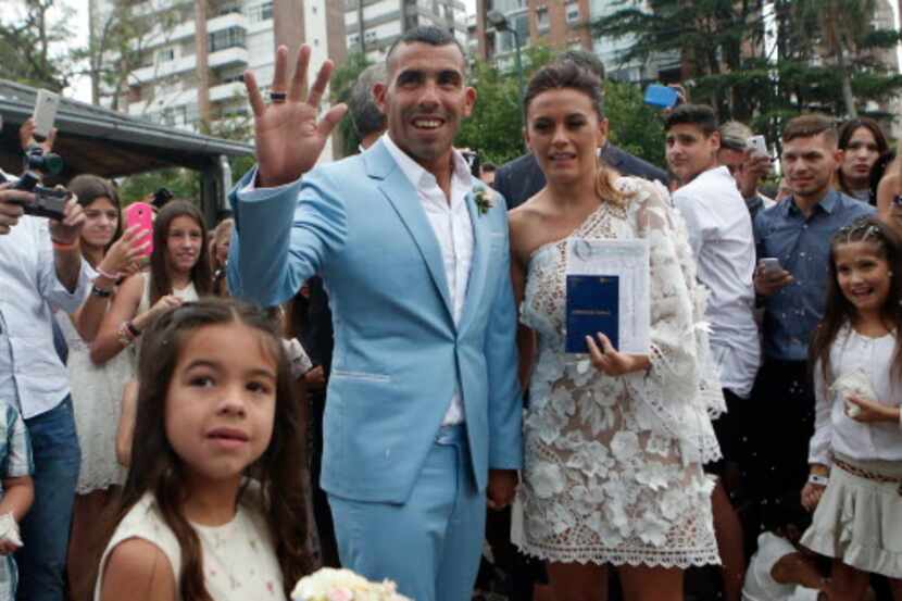 La boda de Carlos Tevez es una celebración de cuatro días. Foto AP
