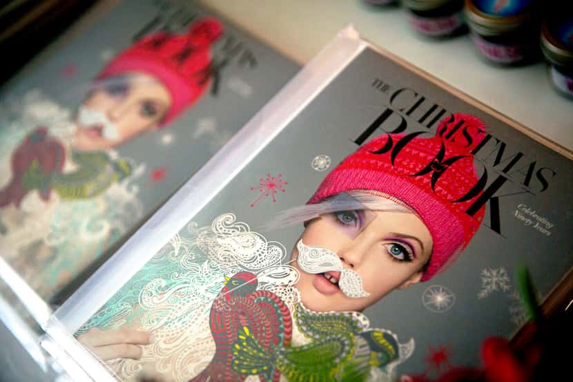 Neiman Marcus Christmas Book catalogs on display at the downtown store during the company's...