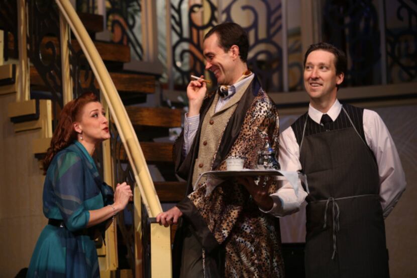 Lydia Mackay plays the estranged wife to Gregory Lush's Garry Essendine (center), the main...