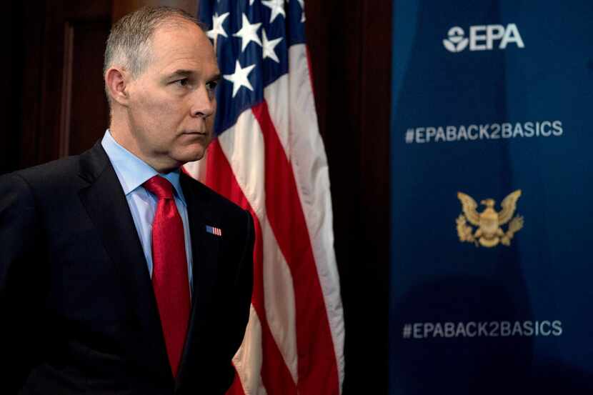 Environmental Protection Agency administrator Scott Pruitt