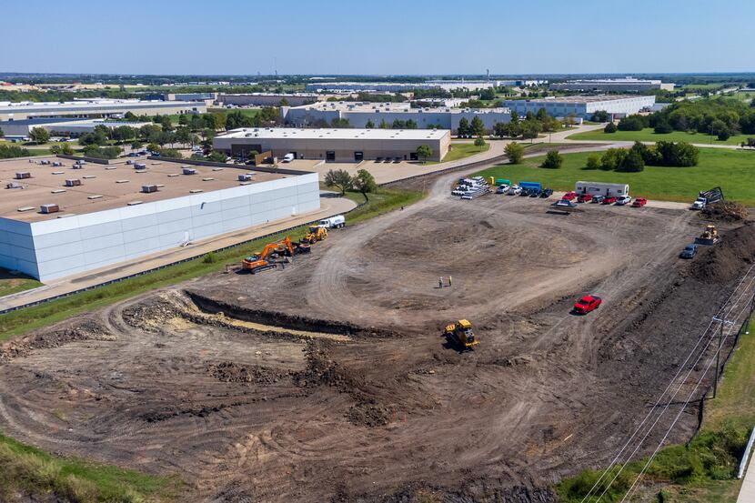 The site where Integrated Defense Products will build a 21,000-square-foot facility in Rockwall