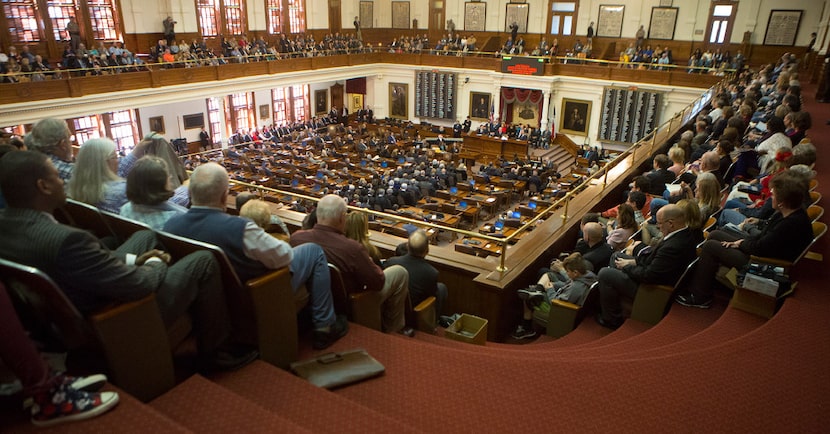 Usually, a joint session of the House and Senate gathers in the House chambers for a Texas...