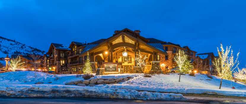 Waldorf Astoria Park City is popular during ski season. 