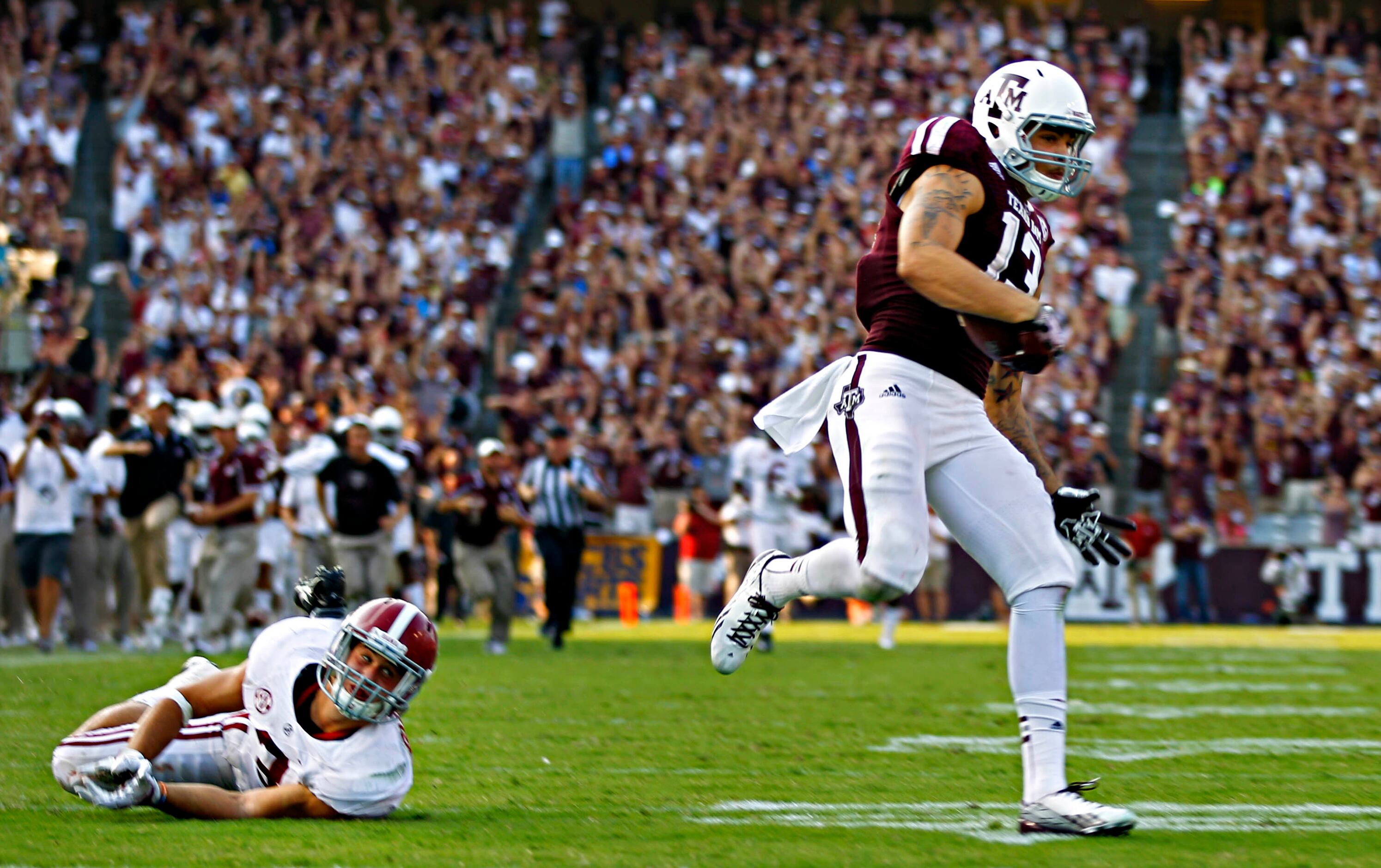 Hairopoulos: Tall and talented, Aggies' Mike Evans is Johnny