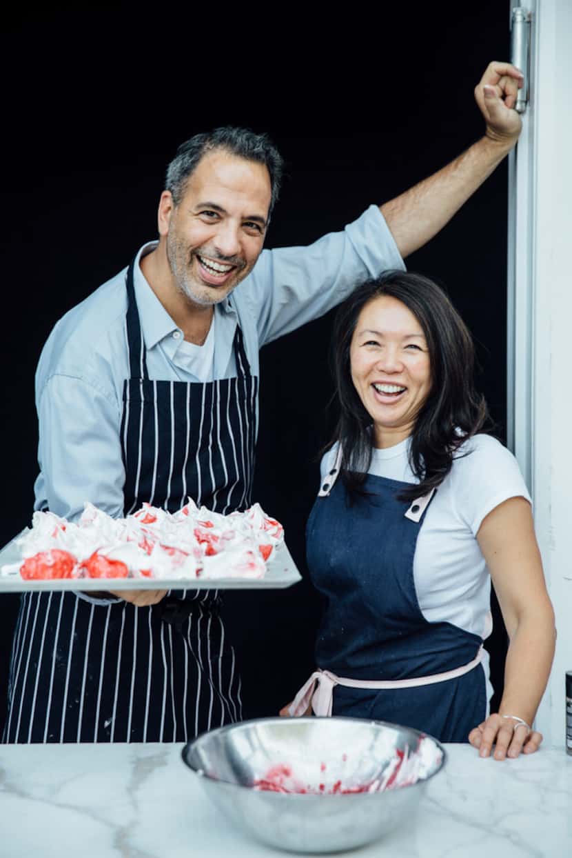 Yotam Ottolenghi and Helen Goh, authors of Sweet