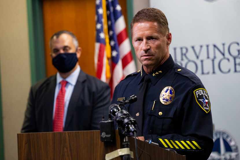 Irving police Chief Jeff Spivey is among the seven finalists for the Dallas police chief job.