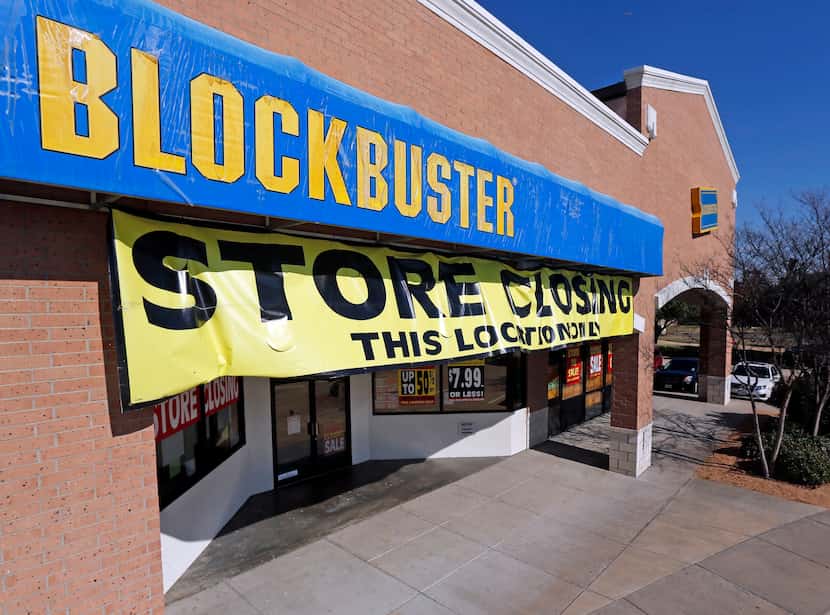 Blockbuster announced it would close all of its remaining company-owned stores by January...