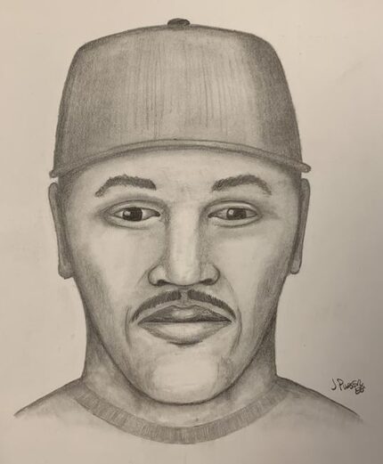 Farmers Branch police released a composite sketch of a man they are searching for in...