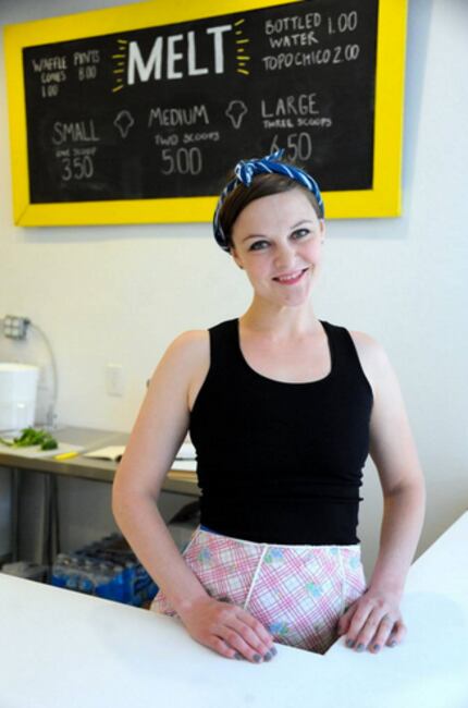 Owner Kari Crowe Seher opened her first Melt Ice Creams in Fort Worth in 2014.