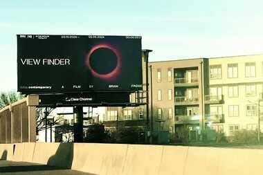 The View Finder billboards are just one part of a multimedia project from Dallas...