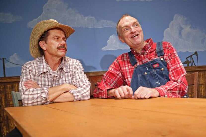 
Dwight Sandell  (left) and Terry Dobson chewed up the scenery Sunday in Theatre Three’s...