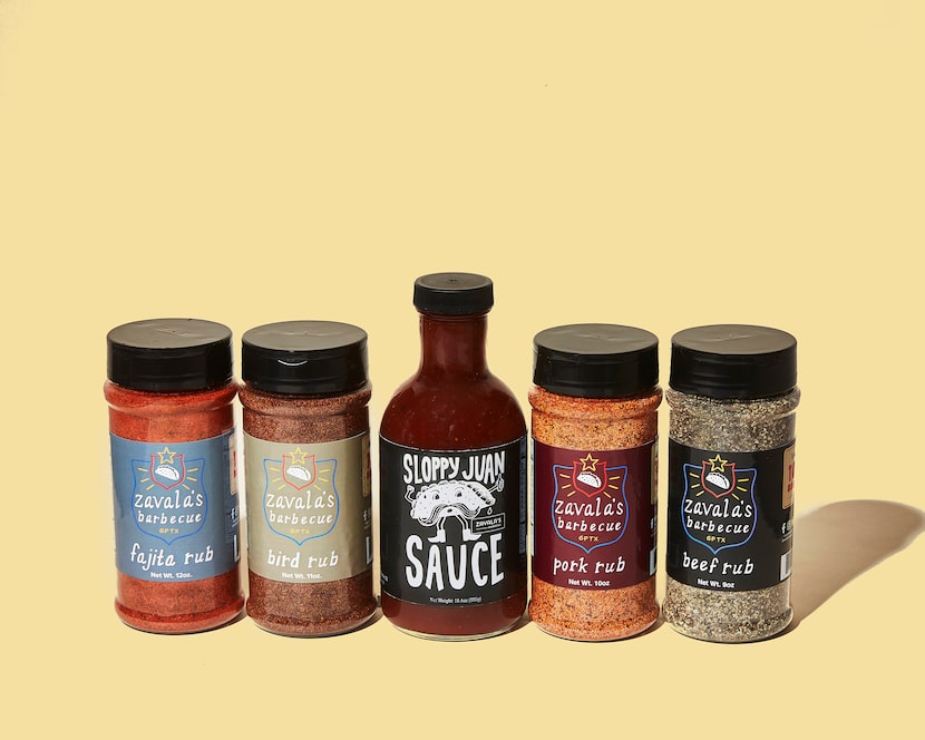 The spice rub set from Zavala's Barbecue