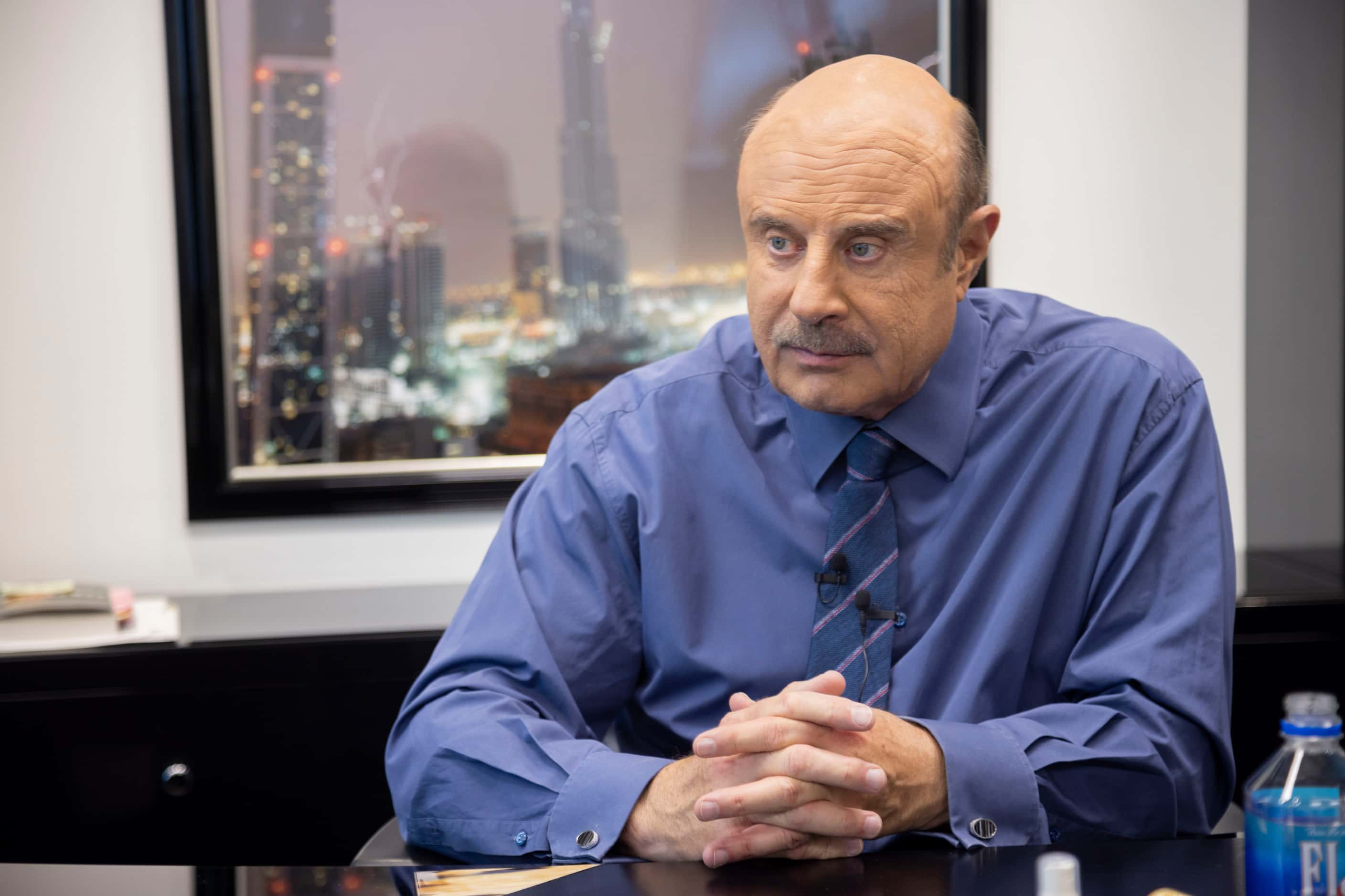 Phil McGraw, better known as Dr. Phil, talks to the Dallas Morning News in his office at...