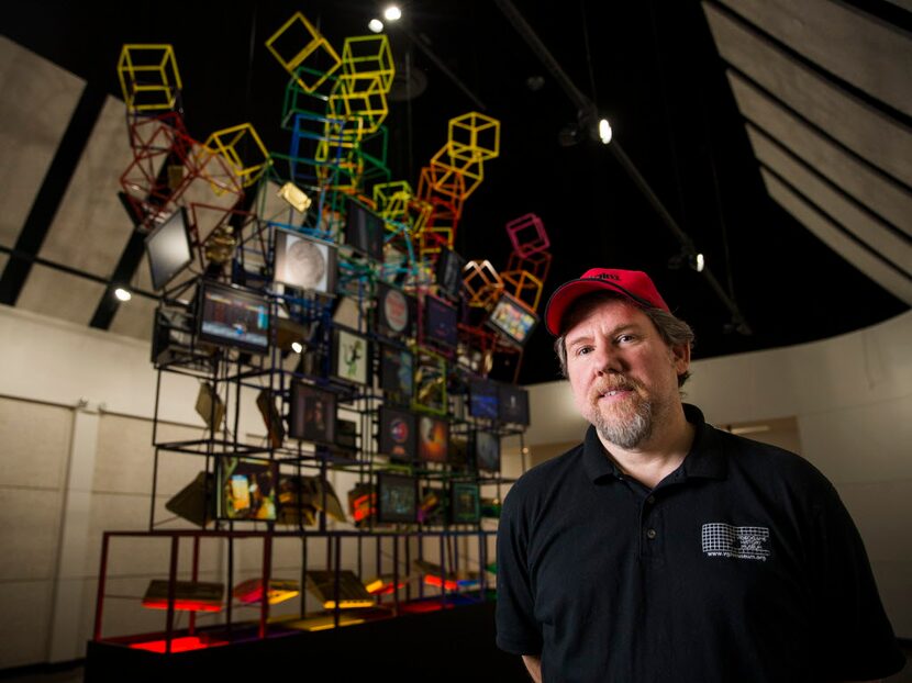 Museum Director Joe Santulli poses for a portrait in the lobby of the National Videogame...