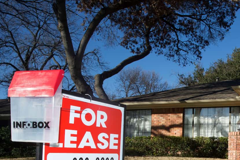 Average single-family home rental costs are up in the Dallas area from last year.