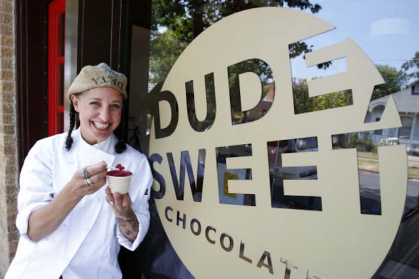 Katherine Clapner, owner of Dude, Sweet Chocolate in Dallas, will be at the Santa Fe Wine &...