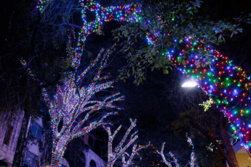 San Antonio's River Walk is decorated with 1.8 million LED lights, which use less...