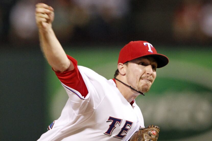 Texas Rangers third baseman Jurickson Profar (13) runs home on a hit by Texas Rangers second...
