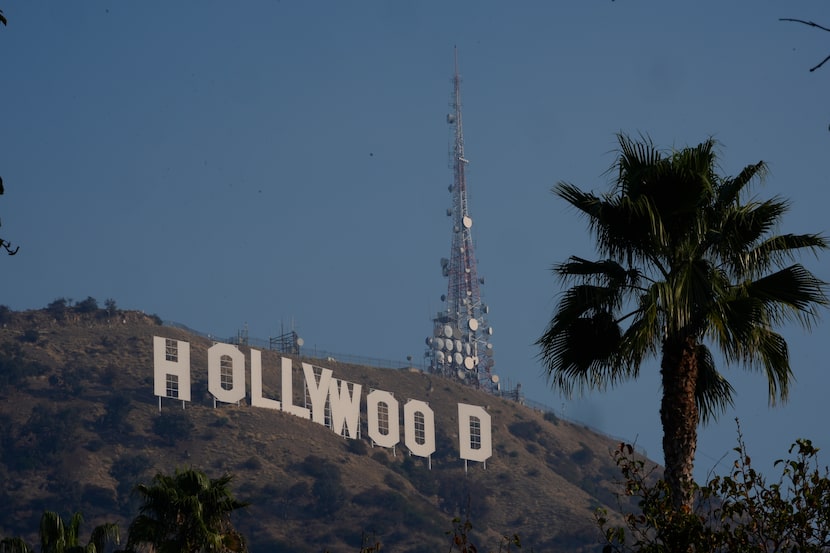 The Hollywood Sign is seen in Los Angeles, Thursday, Jan. 9, 2025. Despite some false...