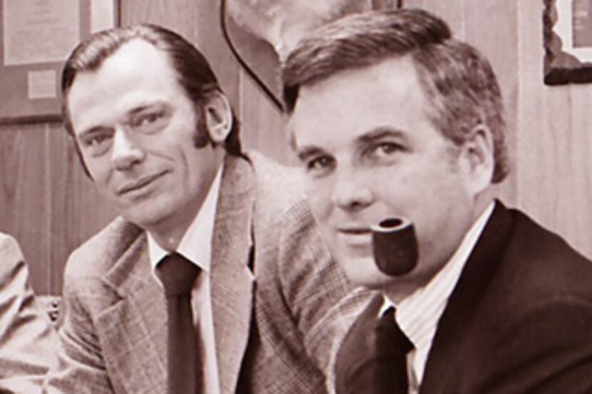 
Partners Herb Kelleher (left) and Rollin King launched Southwest Airlines flights in 1971. 
