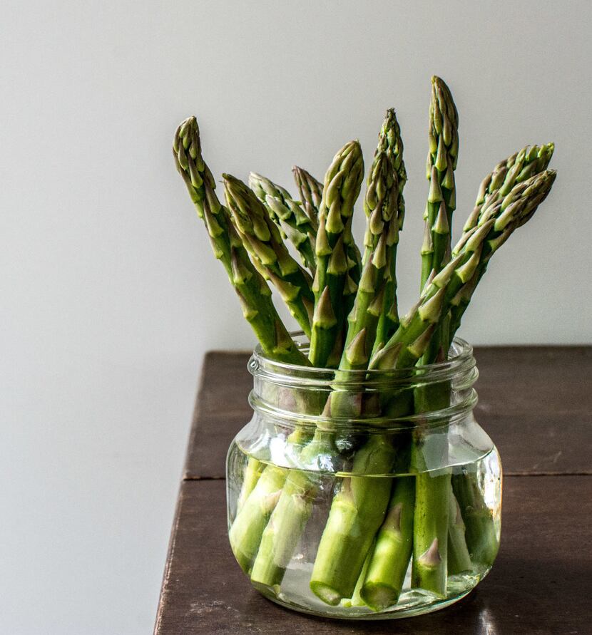 Don't throw asparagus ends away -- they can be used to make asparagus stock. 