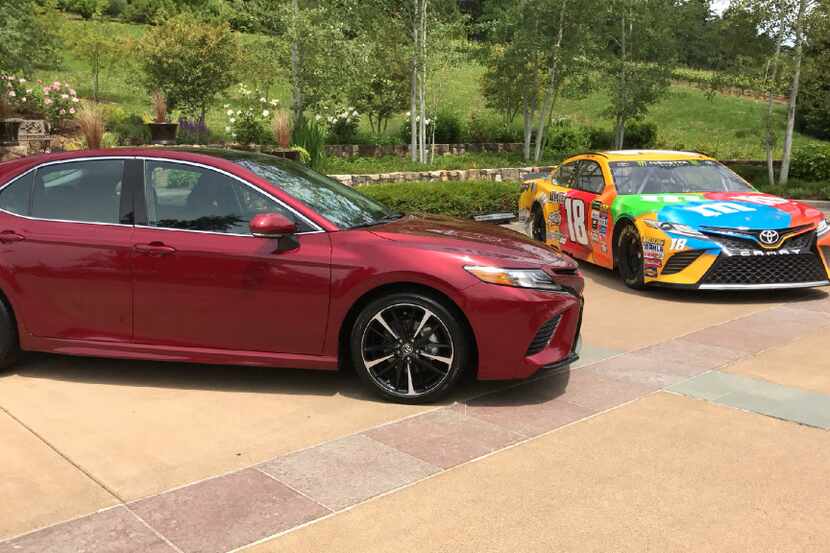 Visual similarities between the 2018 Toyota Camry street car and NASCAR racer loom large in...