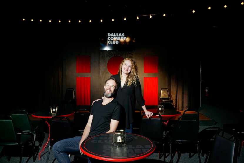 The new club's owners, Rosie and Ian Caruth, started performing at the former Dallas Comedy...