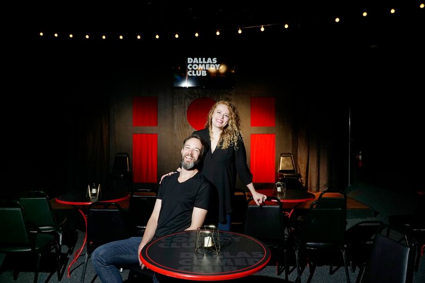 The new club's owners, Rosie and Ian Caruth, started performing at the former Dallas Comedy...