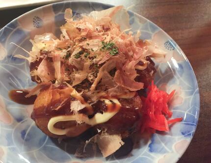 Takoyaki at Ken Japanese Bistro in Richardson