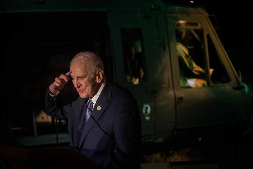 Plano Rep. Sam Johnson at the Smithsonian National Museum of American History on Feb, 13, 2018.