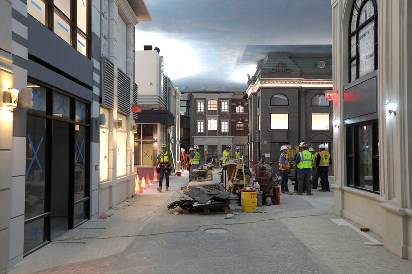 Construction of KidZania at Stonebriar Centre in Frisco.